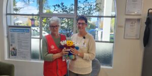 Volunteers Stitch Comfort for NHW Patients