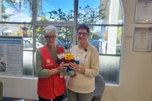 Volunteers Stitch Comfort for NHW Patients