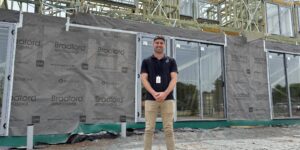 Framing Stage Completed on New Staff Housing Development